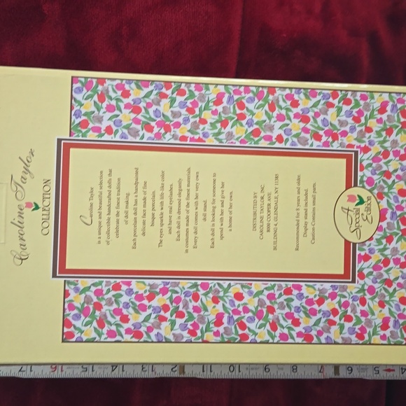 Caroline Taylor Collection-A Special Edition Hand Crafted Hand Painted Doll - Picture 3 of 5